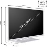 Telefunken Televisor LED blanco