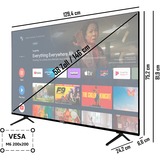 Telefunken XU58AN660S, Televisor LED negro
