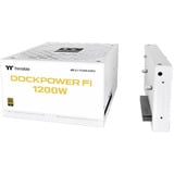 Thermaltake Dockpower FI 1200W Nieve, Fuente de alimentación de PC blanco