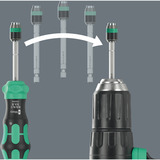 Wera Kraftform Kompakt 20 RA-R, Conjuntos de bits negro/Verde