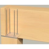 fischer Tornillo para madera PowerFull II 8,0x100 cabeza avellanada TX VG 