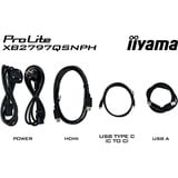 iiyama ProLite XB2797QSNPH-B1, Monitor LED negro (mate), 68,6 cm (27"), 2560 x 1440 Pixeles, Quad HD, Negro