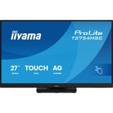 iiyama T2754MSC-B2AG, Monitor LED negro (mate)