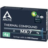 ARCTIC MX-7 Ultimate performance, 4g + 6pcs MX Cleaner, Conductores térmicos (grasa/disco) 