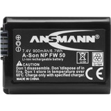 Ansmann A-Son NP FW 50 Ión de litio 900 mAh, Batería para cámara 900 mAh, 7,4 V, Ión de litio