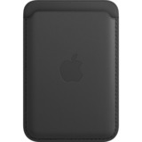 Apple MHLR3ZM/A tarjeta de bolsillo Negro, Funda protectora negro, Negro, Cuero, 1 pieza(s)