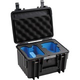 B&W 2000 DJI Mini 2 Negro, Maleta negro, Negro, Resistente al polvo, Resistente al agua, 250 x 175 x 155 mm, 270 mm, 215 mm, 165 mm