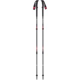 Black Diamond Trail Pro bastón de trekking Unisex Telescópico, Aparato para fitness negro/Rojo, Unisex, Telescópico, Espuma, Carburo, 530 g, 10,5 cm