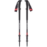 Black Diamond Trail Pro bastón de trekking Unisex Telescópico, Aparato para fitness negro/Rojo, Unisex, Telescópico, Espuma, Carburo, 530 g, 10,5 cm