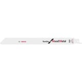 Bosch Hojas de sierra sable S 1122 HF Flexible para madera y metal, 25 piezas, Hoja de sierra 