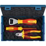 Bosch Juego de herramientas manuales PRO en L-BOXX Mini, 3 piezas, Kit de herramientas azul