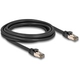 DeLOCK Cable de red RJ-45 Cat.6a U/FTP ultra flexible negro