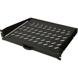 Digitus Baldas extraíbles para la instalación fija en los carriles de perfil delanteros de 483 mm (19") negro, Cajón metálico para rack, Negro, Acero, 30 kg, 2U, Turquía