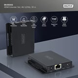 Digitus DS-55342, Alargador de HDMI negro