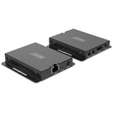 Digitus Kit extensor HDMI 4K, Alargador de HDMI negro