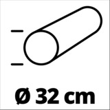 EINHELL GC-GR 57 rodillo de césped 57 cm rojo/Negro, Rodillo para césped, 57 cm, 32 cm, 10,5 kg, Negro, Rojo