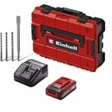 EINHELL Martillo perforador inalámbrico profesional TP-HD 18/28 Li BL+4, 18Volt rojo/Negro