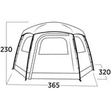 Easy Camp Sandland Yurt 120486, Tienda de campaña marrón
