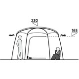 Easy Camp Sandland Yurt 120486, Tienda de campaña marrón
