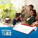 FRITZ! Box 7682, Router blanco/Rojo