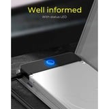 ICY BOX IB-AC603b-U3 Carcasa de disco duro/SSD Antracita, Negro 2.5", Adaptador antracita/Negro, Carcasa de disco duro/SSD, 2.5", SATA, Serial ATA II, Serial ATA III, 5 Gbit/s, Hot-swap, Antracita, Negro