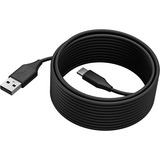 Jabra 14202-11 cable USB 5 m USB 2.0 USB C USB A Negro negro, 5 m, USB C, USB A, USB 2.0, Negro