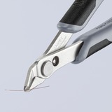 KNIPEX 78 03 125 ESD Side-cutting pliers alicate, Alicates eléctricos gris, Side-cutting pliers, Acero inoxidable, Acero, De plástico, Negro / Gris, 12,5 cm, 55 g