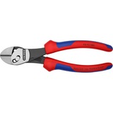 KNIPEX TwinForce Alicates de corte diagonal rojo/Azul, Alicates de corte diagonal, Acero cromo vanadio, De plástico, Azul/Rojo, 18 cm, 280 g