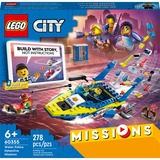 LEGO City 60355 Misiones de Investigación de la Policía Acuática, Juguete Interactivo y Digital, Juegos de construcción Juguete Interactivo y Digital, Juego de construcción, 6 año(s), Plástico, 278 pieza(s), 405 g