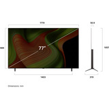 LG OLED77B59LA, OLED-TV negro