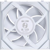 Lian Li UNI FAN SL120 LCD Wireless, Ventilador blanco