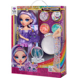 MGA Entertainment Rainbow High Shimmers with Slime - Violet, Muñecos 