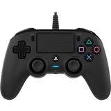 Nacon PS4OFCPADBLACK mando y volante Negro Gamepad Analógico/Digital PlayStation 4 negro, Gamepad, PlayStation 4, Botón Compartir, Analógico/Digital, Alámbrico, Negro