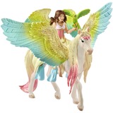 Schleich BAYALA Fairy Surah with glitter Pegasus, Muñecos 5 año(s), Multicolor, 1 pieza(s)