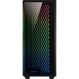 Sharkoon RGB LIT 200 Midi Tower Negro, Cajas de torre negro, Midi Tower, PC, Negro, ATX, micro ATX, Mini-ITX, Azul, Verde, Rojo, Ventiladores de la caja, Frente