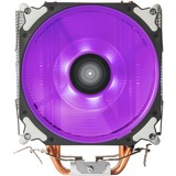 SilverStone AR12 RGB Procesador Enfriador 12 cm Negro, Acero inoxidable, Blanco, Disipador de CPU Enfriador, 12 cm, 700 RPM, 2200 RPM, 29 dB, 68,9 cfm