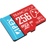 Team Group TAPMSDE256GIV30A102, Tarjeta de memoria rojo/Azul