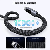 UGREEN 45612, Cable negro/Gris