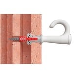 fischer EasyHook Redondo DuoPower 8x40, Pasador blanco
