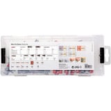 fischer Mini FixTainer DuoLine, Pasador gris claro/Rojo