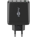 goobay Cargador rápido USB-C multipuerto, PD, GaN, 68 vatios negro