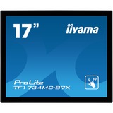 iiyama TF1734MC-B7X monitor POS 43,2 cm (17") 1280 x 1024 Pixeles SXGA Pantalla táctil, Monitor LED negro, 43,2 cm (17"), 1280 x 1024 Pixeles, SXGA, 350 cd / m², 0,264 x 0,264 mm, 1000:1