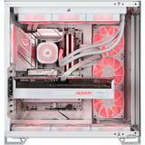 ALTERNATE Custom PC Series • iCUE Red Ice Madness Gaming-PC blanco/Transparente