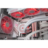 ALTERNATE Custom PC Series • iCUE Red Ice Madness Gaming-PC blanco/Transparente