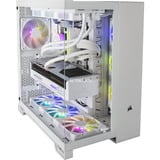 ALTERNATE Custom PC Series • iCUE Red Ice Madness Gaming-PC blanco/Transparente