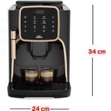 Arzum OK0030-0400, Superautomática negro/Bronce