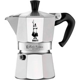 Bialetti Moka Express 0,23 L Aluminio, Cafetera espresso plateado, 0,23 L, Aluminio, 4 tazas, Aluminio, Moka Express, CE