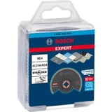 Bosch 2 608 900 035 accesorio para herramienta multifunción Hoja de sierra segmentada Hoja de sierra segmentada, Panel de fibrocemento, Panel de fibra con revestimiento de cemento, Plástico reforzado con fibra..., 8,5 cm, 10 pieza(s), Funda de plástico