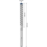 Bosch Expert Broca para martillo SDS Max-8X, Taladro Martillo perforador, Hammer drill bit, 2,2 cm, 320 mm, Concreto, Piedra, 20 cm
