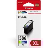 Canon CL-586XL cartucho de tinta 1 pieza(s) Original Alto rendimiento (XL) Cian, Magenta, Amarillo Alto rendimiento (XL), Cian, Magenta, Amarillo, 1 pieza(s), 300 páginas, Pack individual
